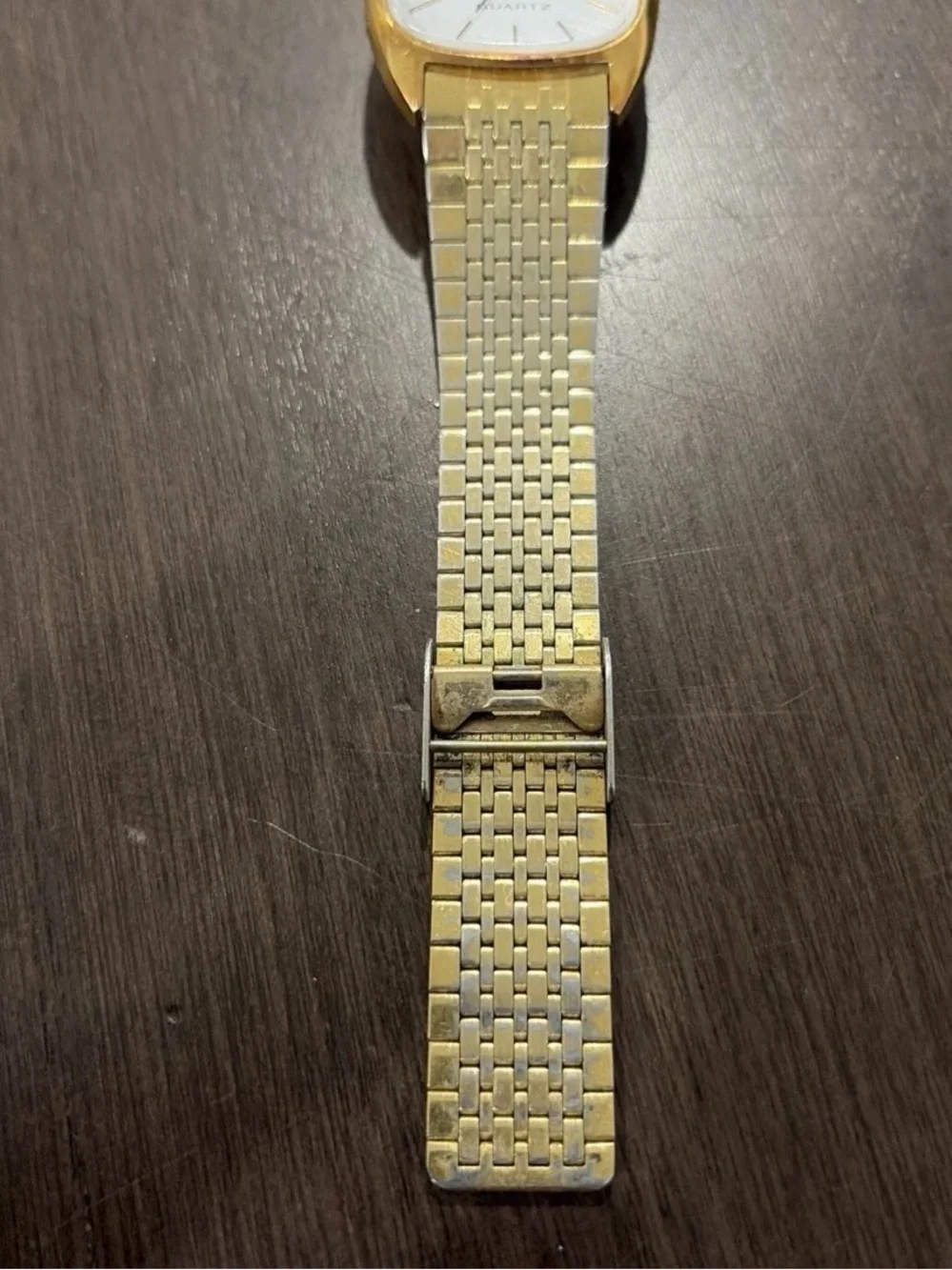 VTG 1980s Timex Quartz  Gold Tone Watch